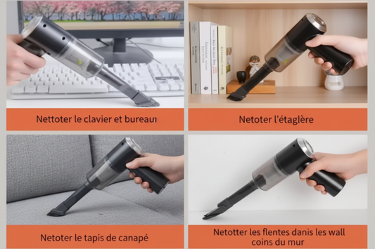 AutoVac™ – Aspirateur de Voiture Sans Fil Haute Puissance