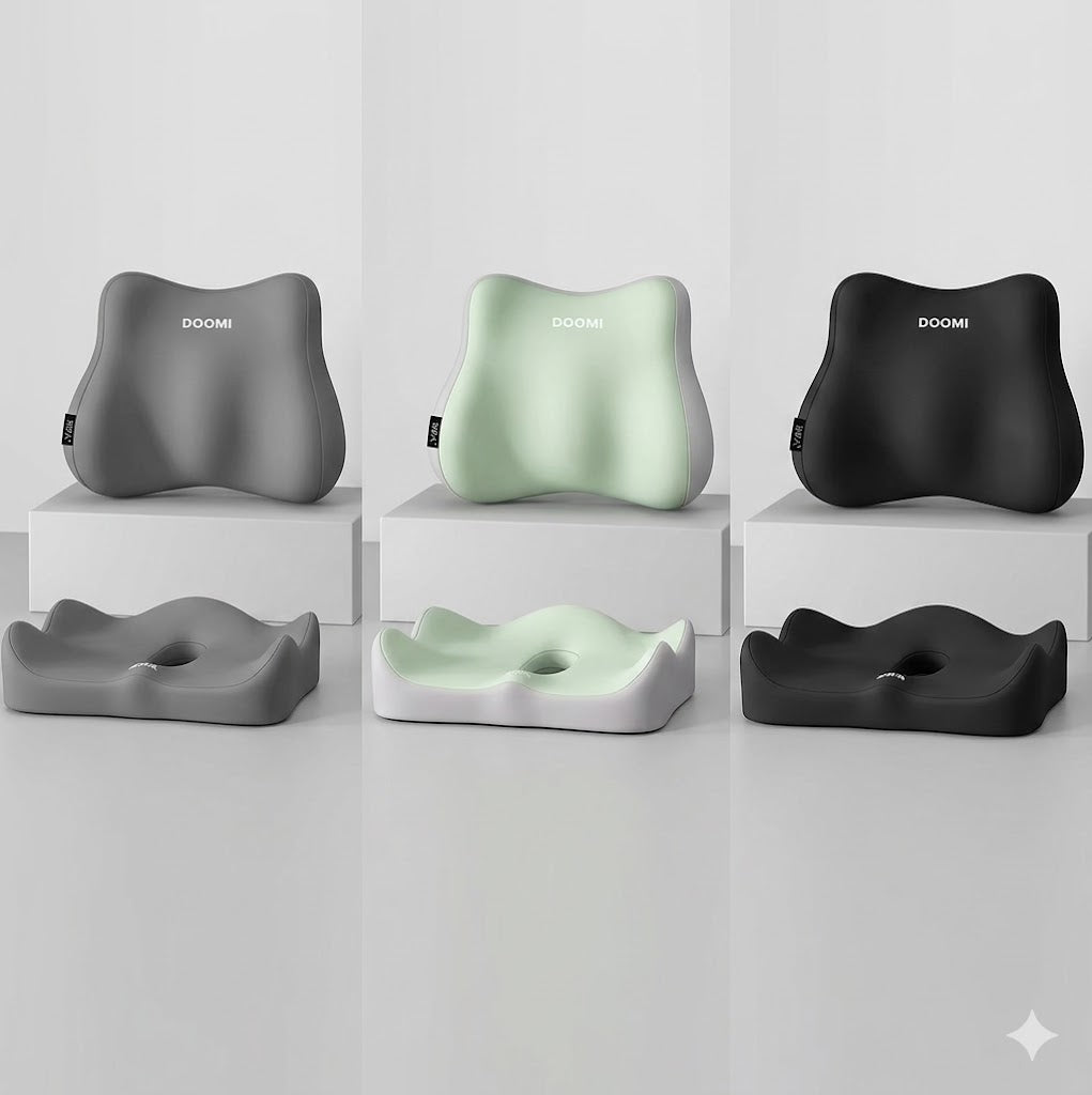 BackDrive™ – Coussin Lombaire Ergonomique en Mousse à Mémoire de Forme