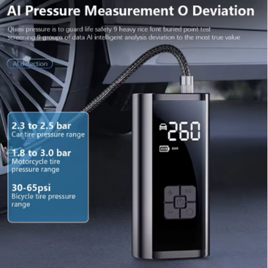 AirDrive™ Pro – Compresseur d’Air Intelligent Sans Fil 150 PSI