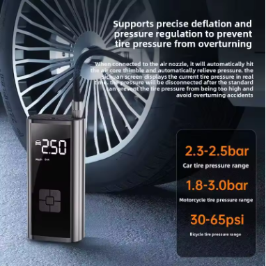 AirDrive™ Pro – Compresseur d’Air Intelligent Sans Fil 150 PSI