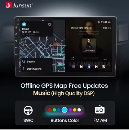 Autoradio Android CarPlay / Android Auto pour Renault Clio 3 – Écran Tactile GPS Bluetooth