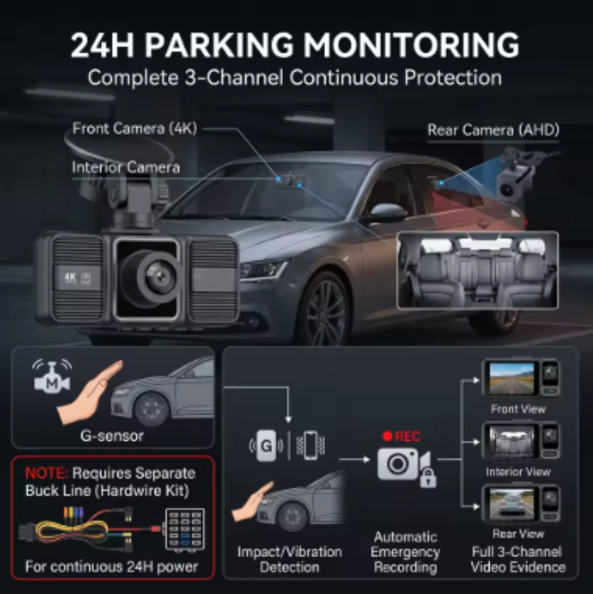 DriveGuard™ – Caméra de Sécurité Intelligente